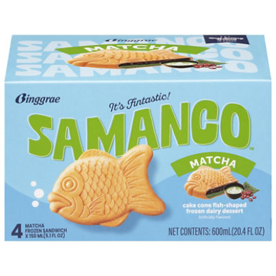 Samanco Ice Cream Sandwich Matcha - 20 fl oz - Image 1