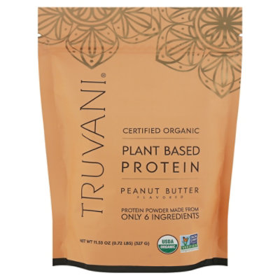 Truvani Plant Protein Peanut Butter - 11.53 oz - Image 1