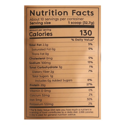 Truvani Plant Protein Peanut Butter - 11.53 oz - Image 4