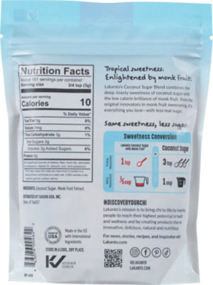 Lakanto Coconut Sugar With Monkfruit - 16 oz - Image 5