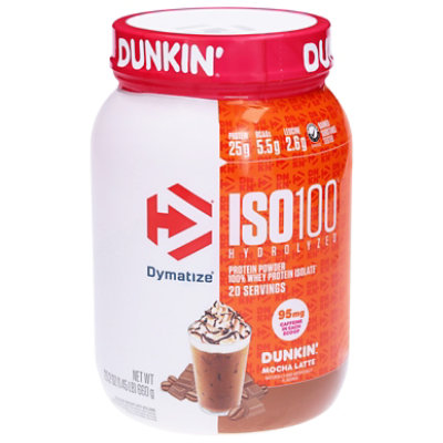 Dymatize Isolate Dunkin Mocha - 22.9 oz - Image 2