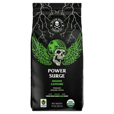 Death Wish Coffee Ground Power Surge - 10 oz - Image 2