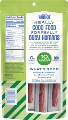 Good Warrior Beef Stick Jalapeno 8ct - 8-1 oz - Image 5