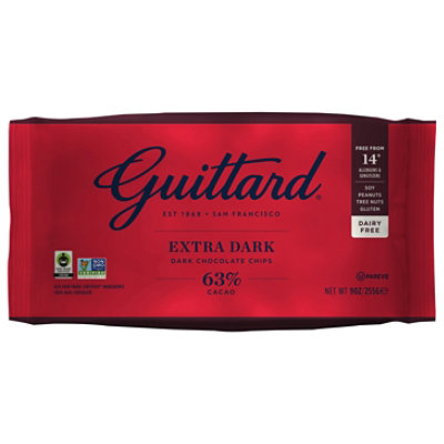 Extra Dark Chocolate Chips 63% - 1 BG - Image 1