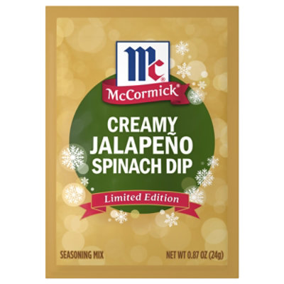 Mccormick® Jalapeño Spinach Dip Mix 0.870 Oz - 0.87 oz - Image 1