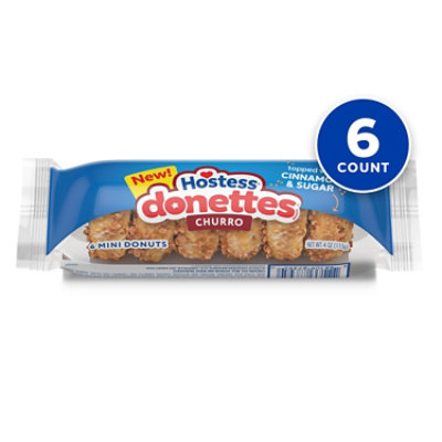 Hostess Churro Donettes 4 Ounce Donut Ss Fsh Each - 3 oz - Image 1