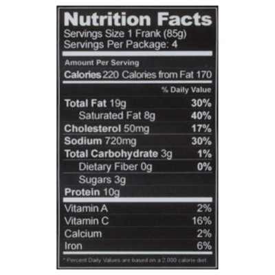 Millers Angus Beef Franks 12oz - 12 OZ - Image 3