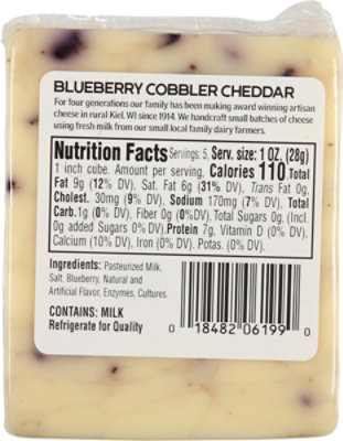 Hennings Cheese Cheddar Blueberry Cobbler - 5.6 OZ - Image 5