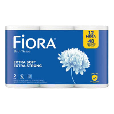 2-ply Extra Soft Extra Strong Unscented Bath Tissue - 12 RL - Image 2