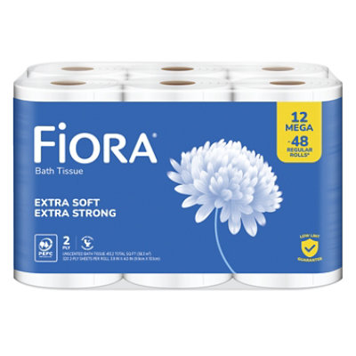 2-ply Extra Soft Extra Strong Unscented Bath Tissue - 12 RL - Image 3