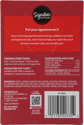 Signature Pet Care Cat Puree Snacks Salmon 2 Oz - 2 oz - Image 4