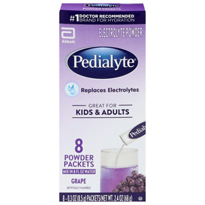 Pedialyte Powder Pack Grape - 68 g - Image 2