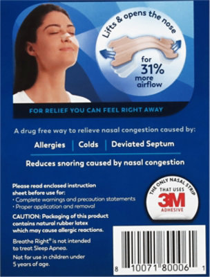 Breathe Right Nasal Strips - ea - Image 3