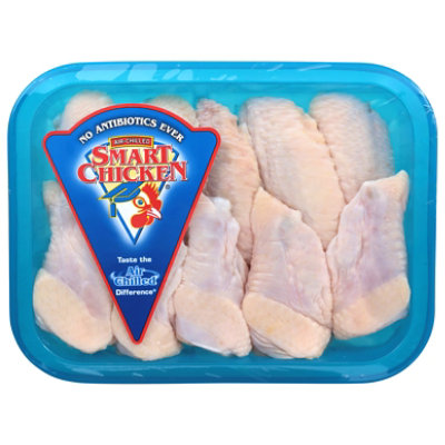 Smart Chicken Party Wings No Antibiotics Ever 1 Lb - LB - Image 2