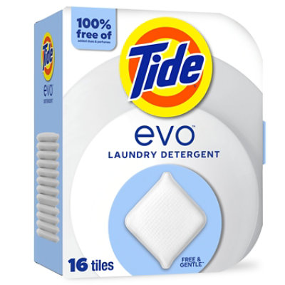 Tide Evo Detergent Tiles, Free & Gentle - 16 Ct. - 16 ct - Image 1