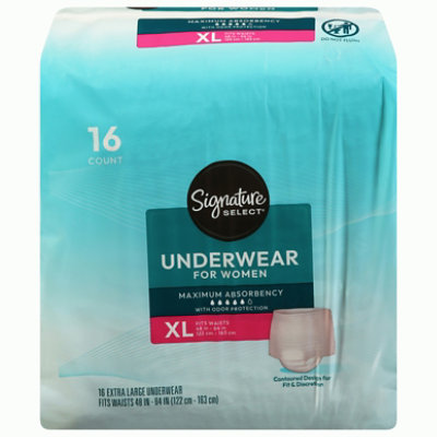 Signature Select Women's Protective Underwear X-large 16 Ct - 16 ct - Image 2
