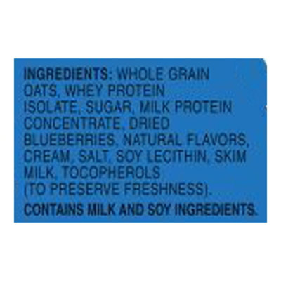 Quaker High Protein Instant Oatmeal Blueberries & Cream, 2.75 Oz X 4 - 2.75 OZ - Image 4