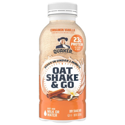 Quaker Oat Shake & Go Dry Shake Mix Cinnamon Vanilla, 1.5 Oz - 1.5 oz - Image 1