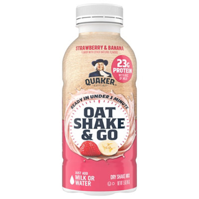 Quaker Oat Shake & Go Dry Shake Mix Strawberry & Banana, 1.5 Oz - 1.5 oz - Image 2