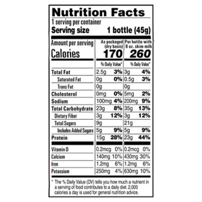 Quaker Oat Shake & Go Dry Shake Mix Strawberry & Banana, 1.5 Oz - 1.5 oz - Image 3
