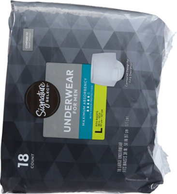 Signature Select Mens Underwear Large 18 Ct - 18 ct - Image 4