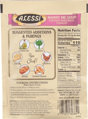 Alessi Soup Mix Marry Me Creamy Sun Dried Tomato - 4.65 oz - Image 5