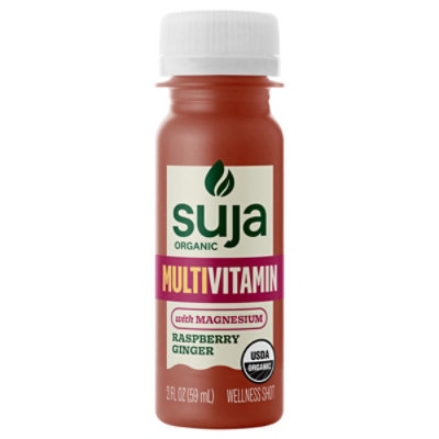 Suja Raspberry Ginger Magnesium Multivitamin Shot - 2 FZ - Image 1