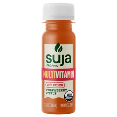 Suja Strawberry Citrus Fiber Multivitamin Shot - 2 FZ - Image 2