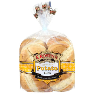 S Rosens Potato Hamburger Buns 8 Count - 8 ct - Image 1
