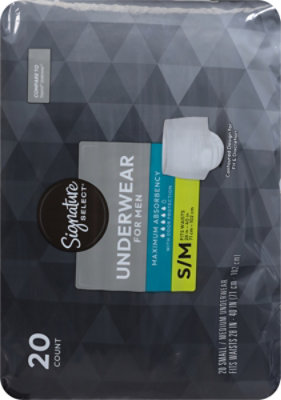 Signature Select Men's Protective Underwear S/m 20 Ct - 20 ct - Image 4