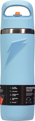 Gatorade Straw Cap Stainless Bottle Blue 22 Fl Oz - 1.105 lb - Image 3