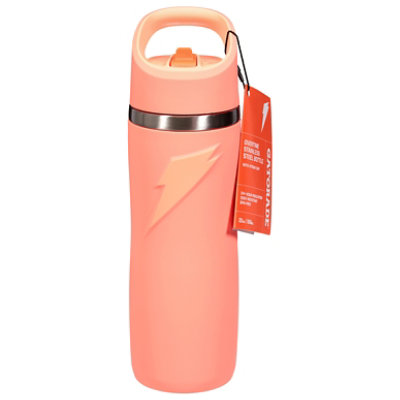 Gatorade Straw Cap Btl Ss Coral 22oz - 1.105 lb - Image 2