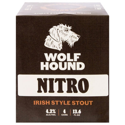 Wolfhound Nitro Irish Stout In Cans - 4-14.9 FZ - Image 2