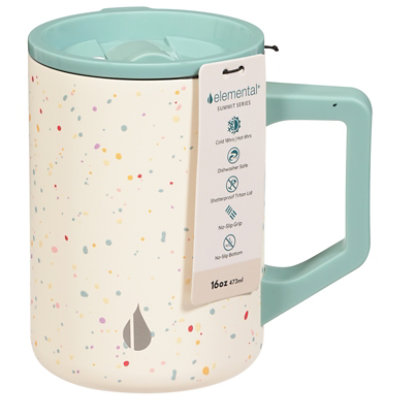 Elemental Summit, 16oz Mug, Rainbow Speckle Ss, Tritan Lid - 16 oz - Image 1