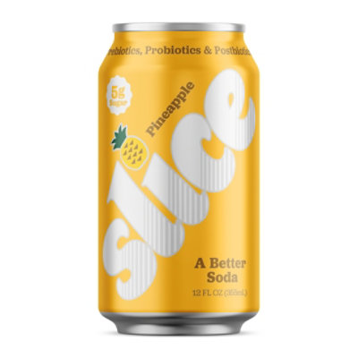 Slice Pineapple Healthy Soda 12 Fz - 12 FZ - Image 1