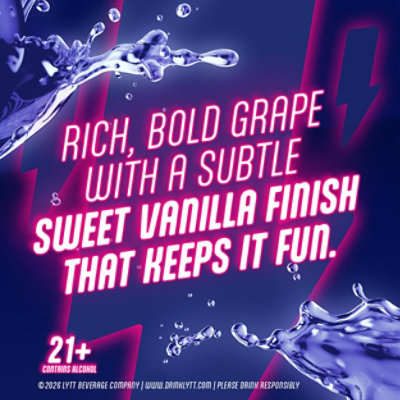 Lytt Electric Grape Can - 200 ML - Image 4