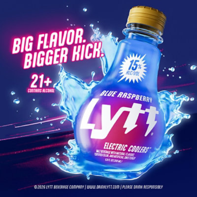 Lytt Electric Coolers Blue Raspberry Can - 200 ML - Image 2