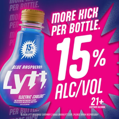 Lytt Electric Coolers Blue Raspberry Can - 200 ML - Image 5