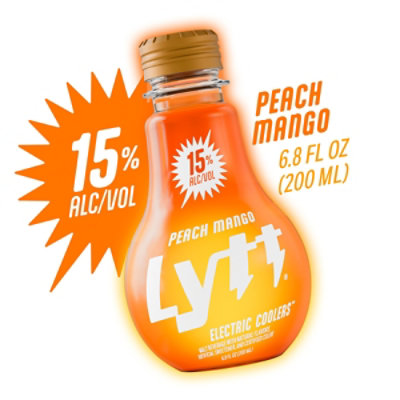 Lytt Electric Peach Mango Can - 200 ML - Image 1