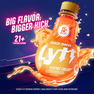Lytt Electric Peach Mango Can - 200 ML - Image 2