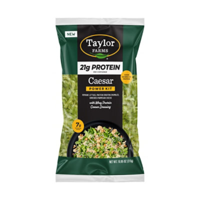 Taylor Farms Protein Caesar Chopped Salad Kit - 10.95OZ - Image 1