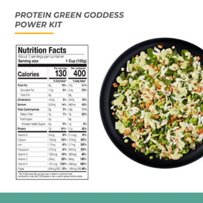 Taylor Farms Protein Green Goddess Power Kit Chopped Salad Kit - 10.9 OZ - Image 2
