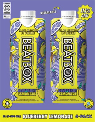 Beatbox Blueberry Lemonade Malt - 4-16.9 FZ - Image 4