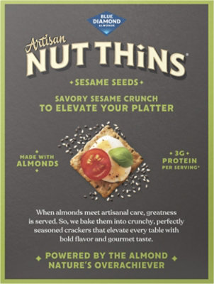 Blue Diamond Nut Thins Sesame Seed 3.75oz - 3.75 oz - Image 5