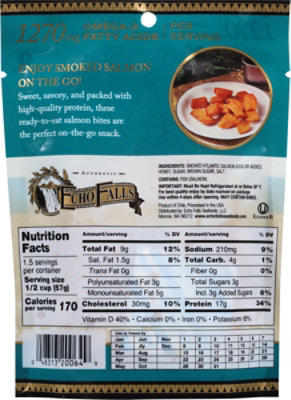 Echo Falls Smoked Salmon Bites - 3 OZ - Image 5