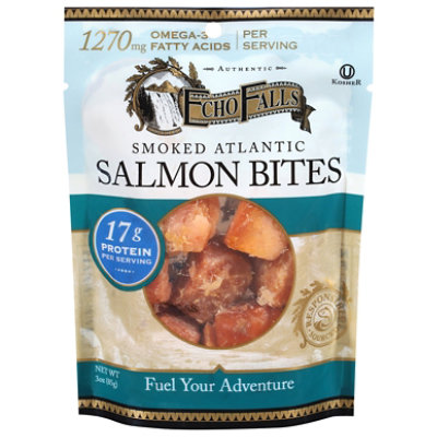 Echo Falls Smoked Salmon Bites - 3 OZ - Image 1