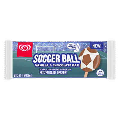 Popsicle Soccer Ball Club Dairy Dessert Bars 12-2.02 Fz, 24.24 Fz - 12-2.02 - Image 1
