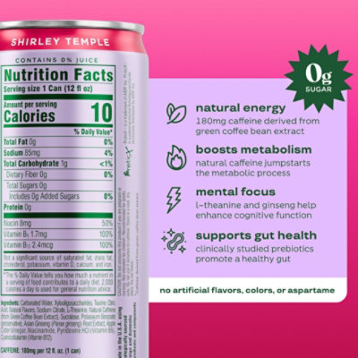 Bloom Energy Shirley Temple 12oz - 12 fl oz - Image 3