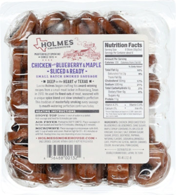 Holmes Sliced Chicken Sausage Blueberry & Maple 12oz - 12 OZ - Image 5