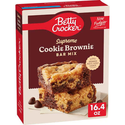 Betty Crocker Supreme Cookie Brownie Bars Mix - 16.4 oz - Image 1